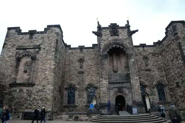 The entrance to the Great Hall at Edinburgh Castle